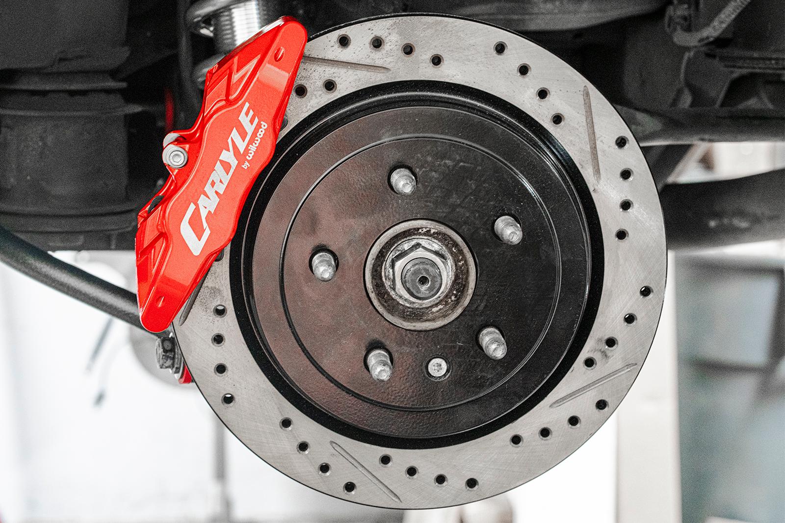 15in Brake Conversion Kit Drilled Slotted Rotors <br> 08-14 Cadillac CTS-V - Image 2