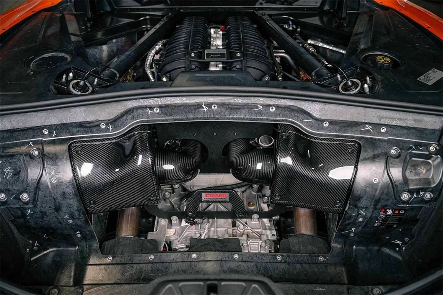 Carbon Fiber Air Intake System with DryTech <br> 2023-2025 Chevrolet Corvette - Image 3