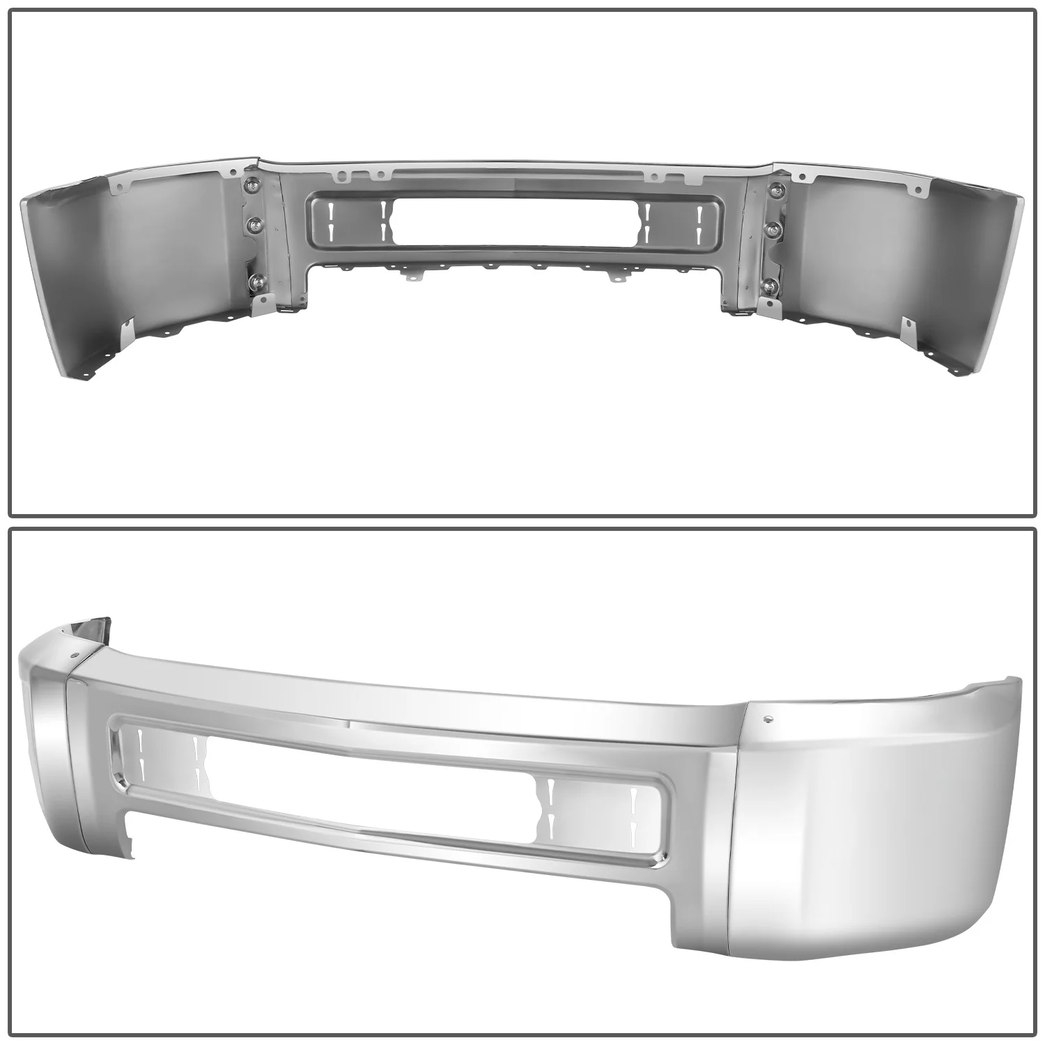 Modular Style Front Bumper w/o Parking Sensor Holes<br>15-19 Chevy Silverado 2500 3500 HD - Image 5