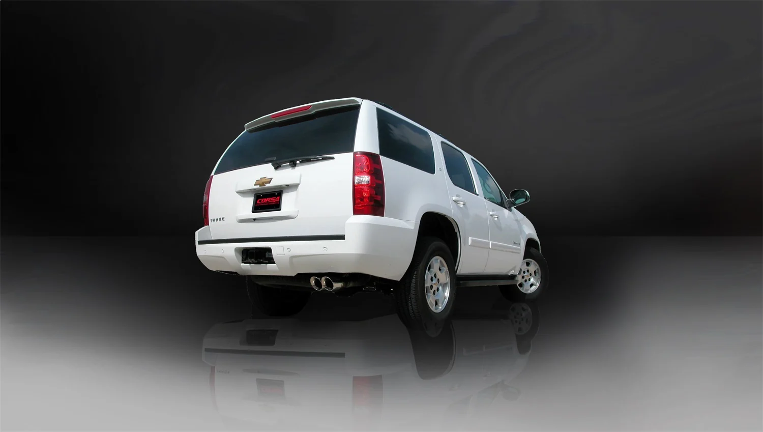 3in Cat-Back Single Rear Exit W/ 4in Polished Tips <br> 09-44 Chevy Tahoe, GMC Tukon - Image 2