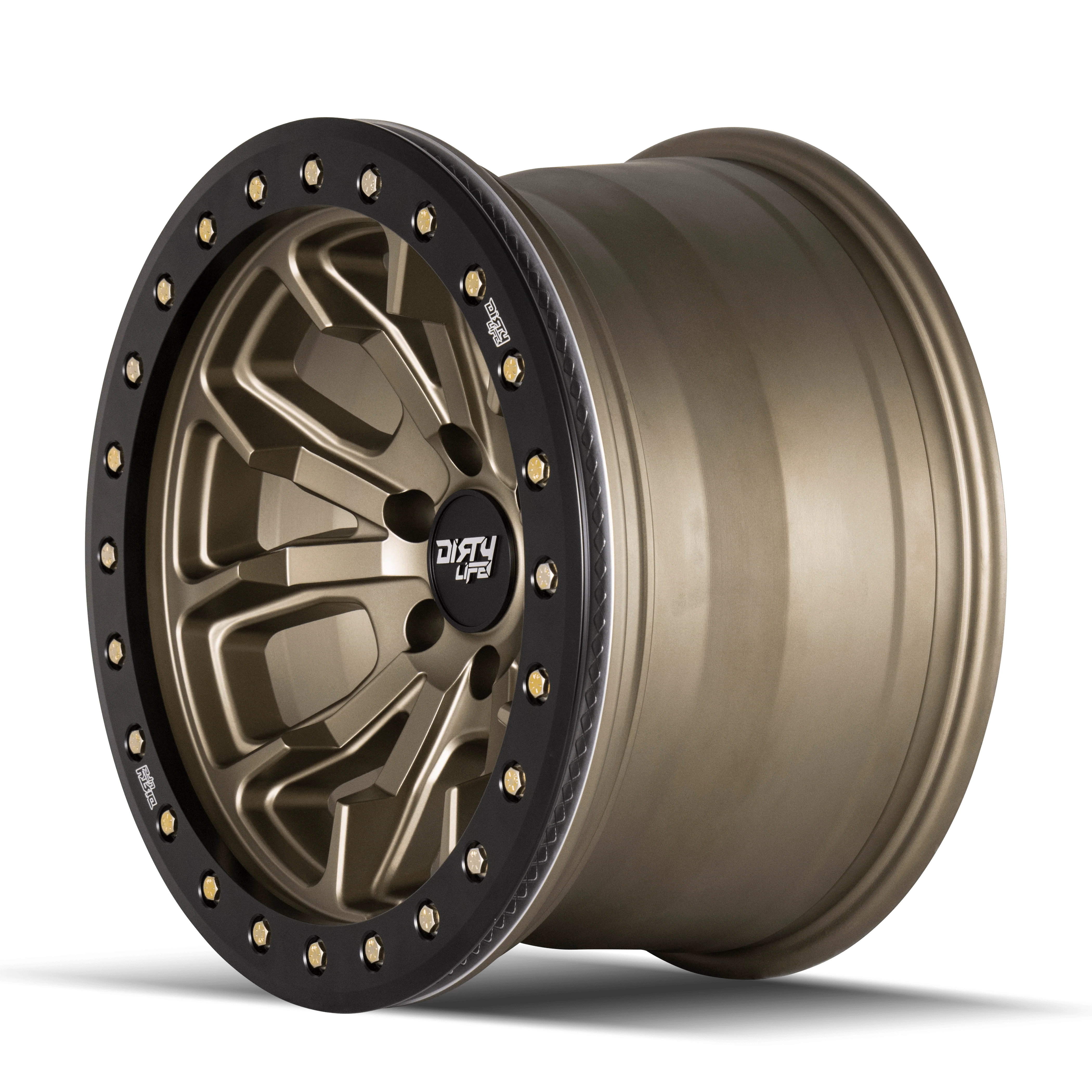 Dt-1 9303 17x9 in Satin Bronze Wheel <br> 6x139.7 Bolt Pattern / -12mm Offset / 106mm Hub - Image 3