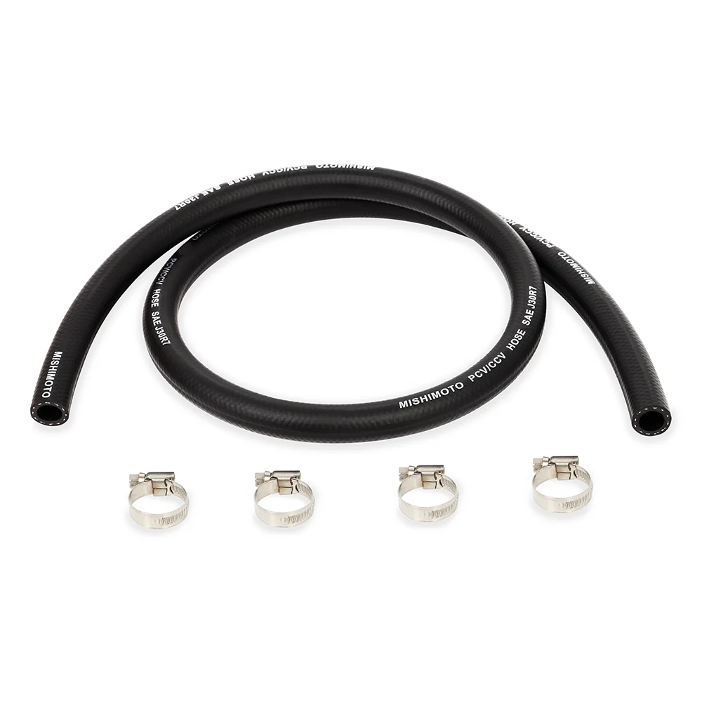 Universal Catch Can Hose w/ 4 Clamps <br> 3/8 in x 6ft