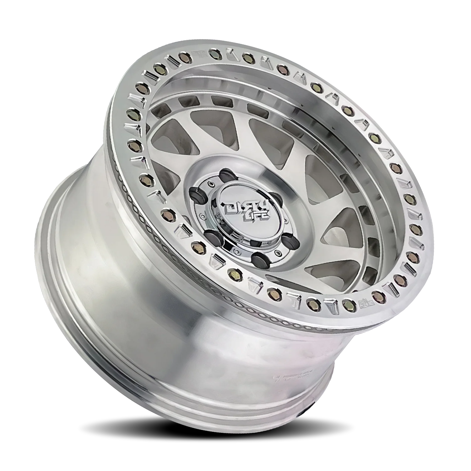 Enigma Race 9313 17x9 in Machined Wheel <br> 6x139.7 Bolt Pattern / -38mm Offset / 106mm Hub - Image 2