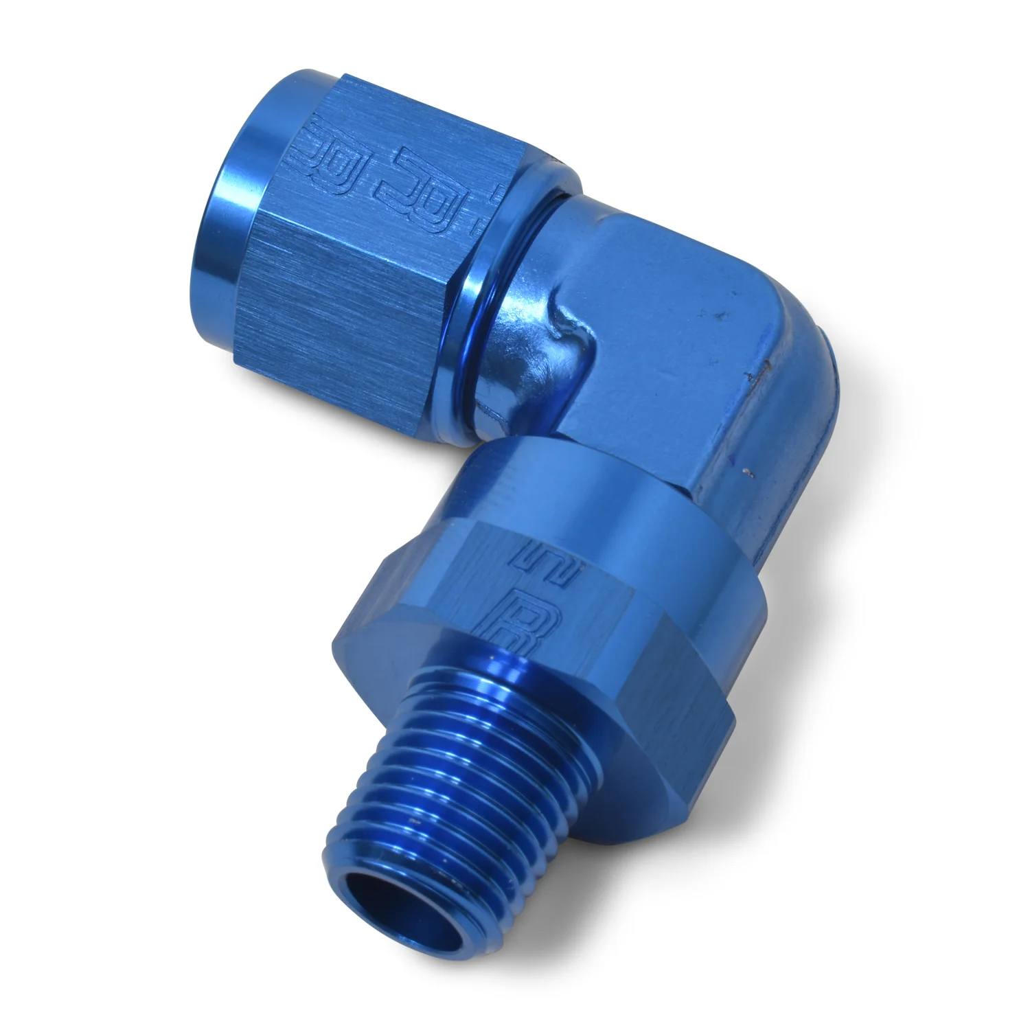 90 Degree Adapter Fitting <br> -12 AN 90 Degree Female to Male 3/4in Swivel NPT - Image 4
