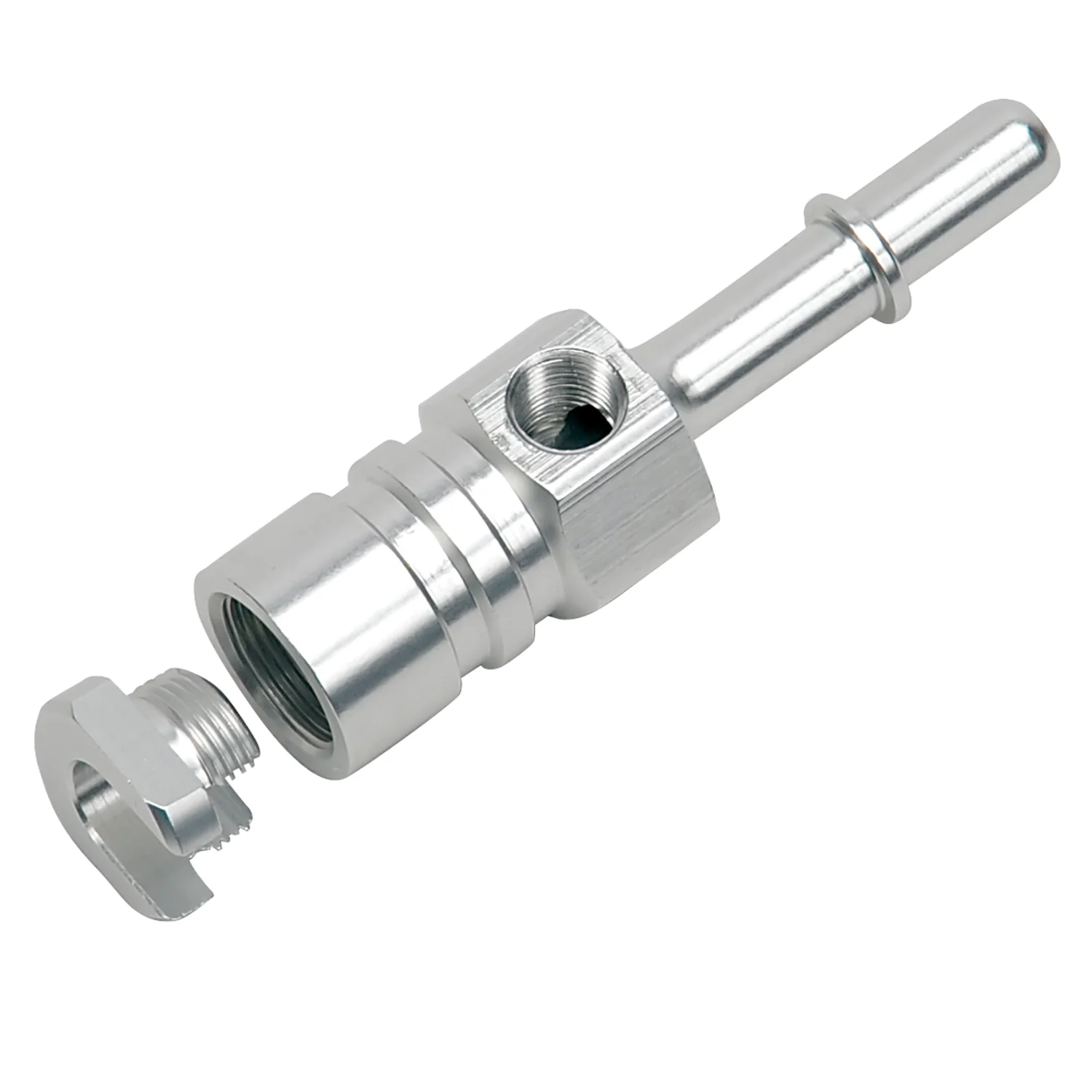 Quick-Disconnect 1/8in NPT Side Port Adapter <br> 3/8 in Quick-Disconnect Male x 3/8 Quick-Disconnect Female - Image 3