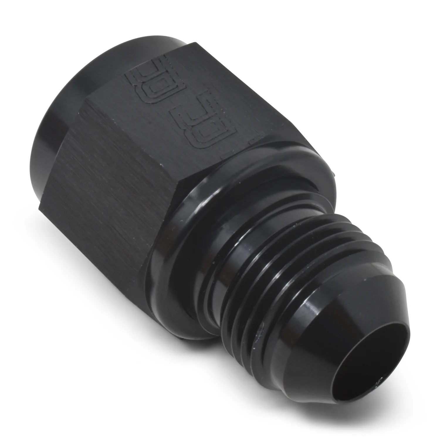 -8AN Female to -6AN to Male B-Nut Reducer <br> Fitting Size: -8 AN Female x -6 AN Flared Male - Image 2