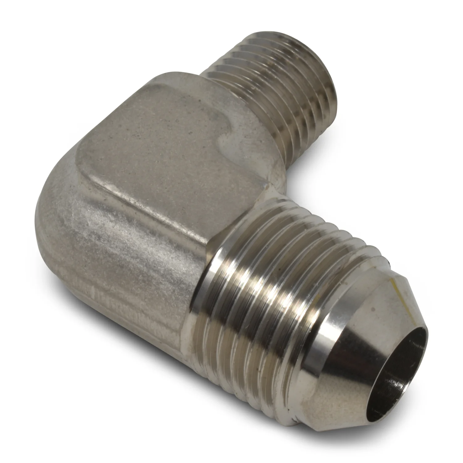 -6AN x 1/8 in NPT 90 Degree Adapter Fitting <br> Fitting Size: -6 AN x 1/8 in NPT - Image 3