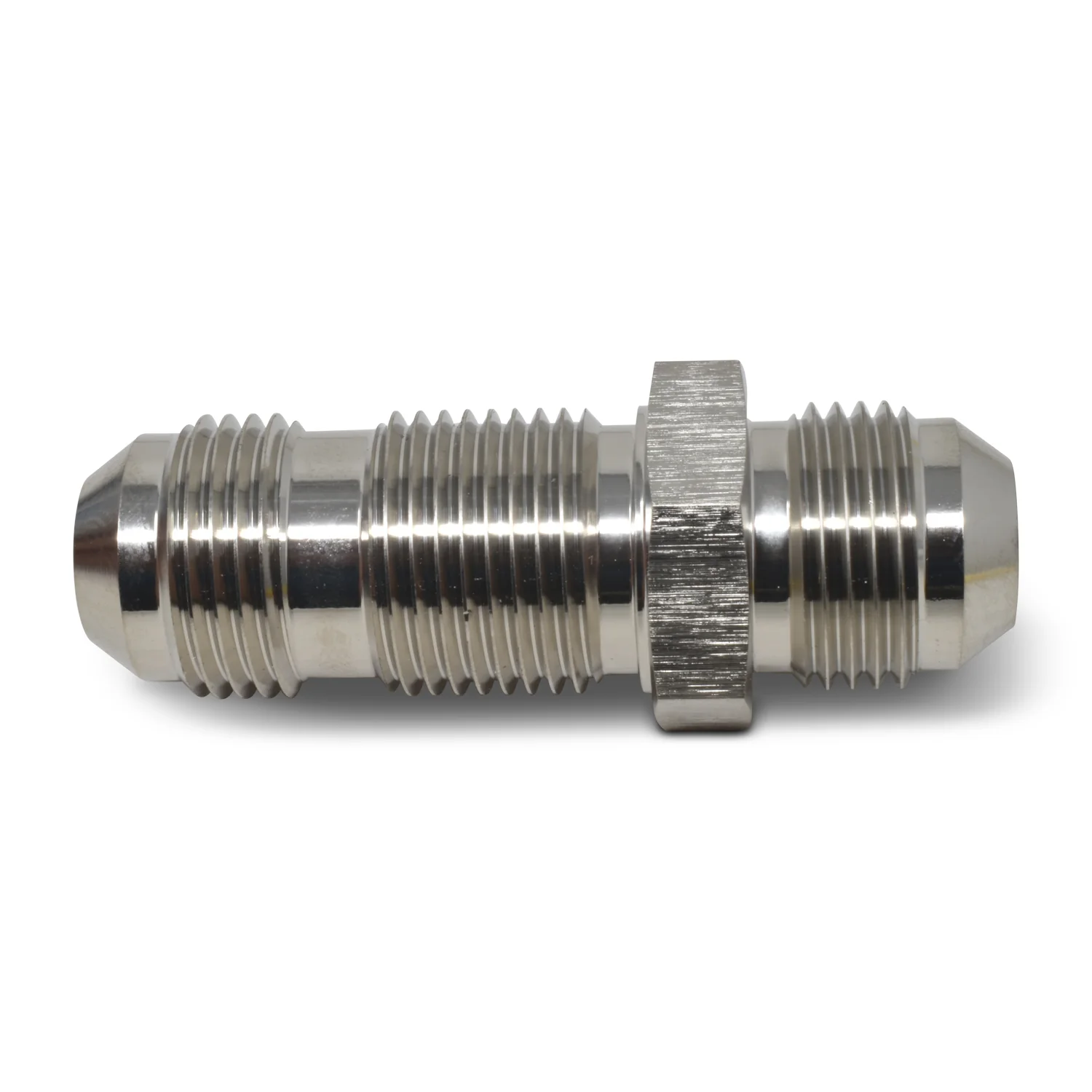 -10AN Straight Bulkhead Fitting <br> Fitting Size: -10 AN