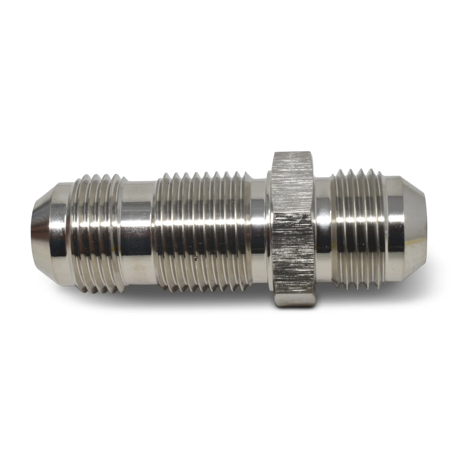 -12AN Straight Bulkhead Fitting <br> Fitting Size: -12 AN