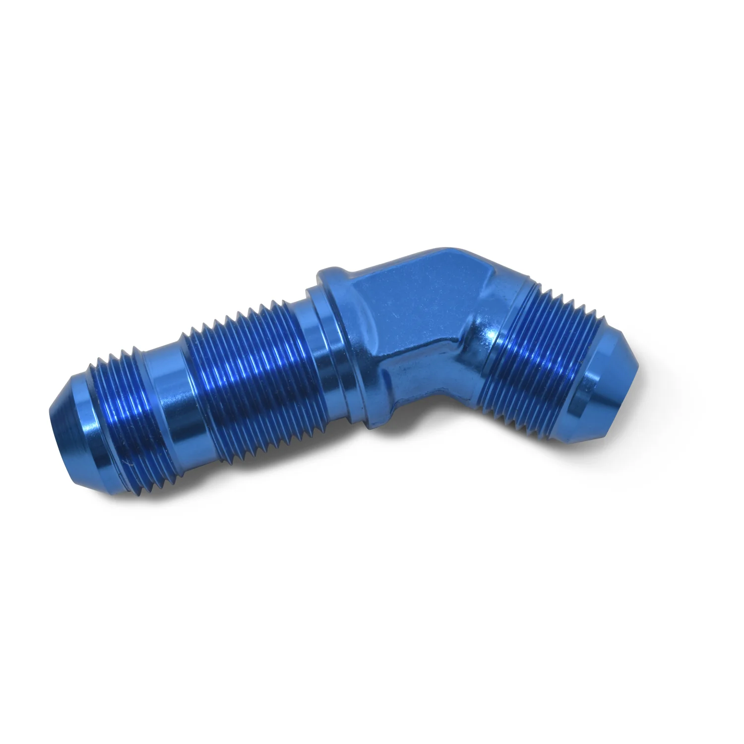 -6AN 45 Degree Bulkhead Fitting <br> Fitting Size: -6 AN - Image 2