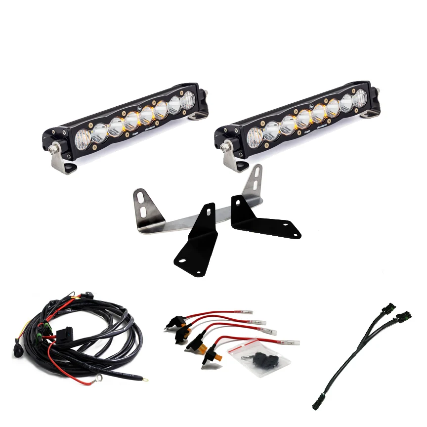 S8 Dual 10 Inch Grille Light Bar Kit <br> 18-20 Ford F-150