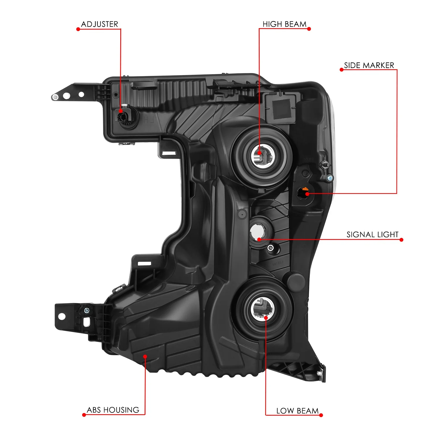 Factory Style Right Side Headlight<br>20-22 Ford F-250 F-350 F-450 Super Duty - Image 4