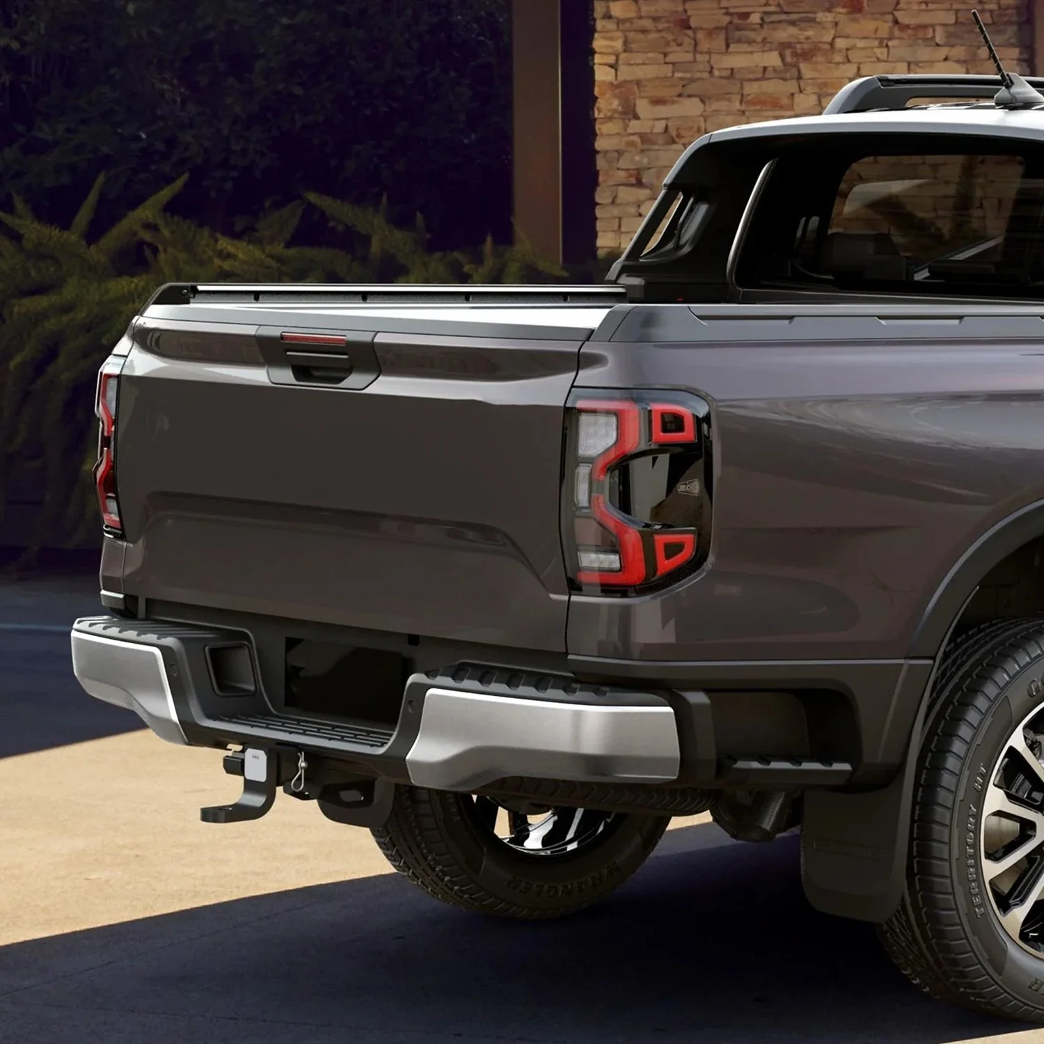 Polished Chrome Rear Right Bumper End Cap<br>19-23 Ford Ranger - Image 6