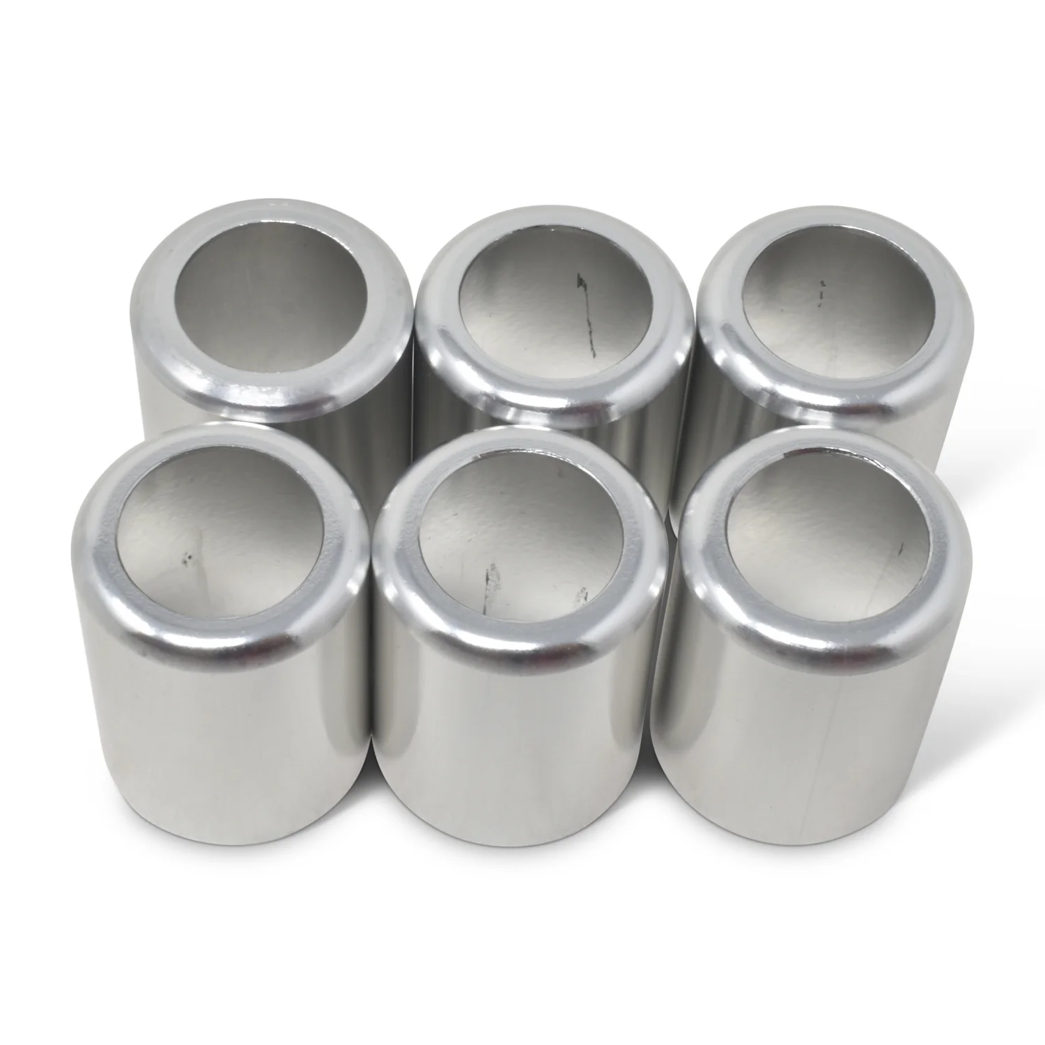 -8 AN Crimp Collars 6 Per Pack <br> Universal application