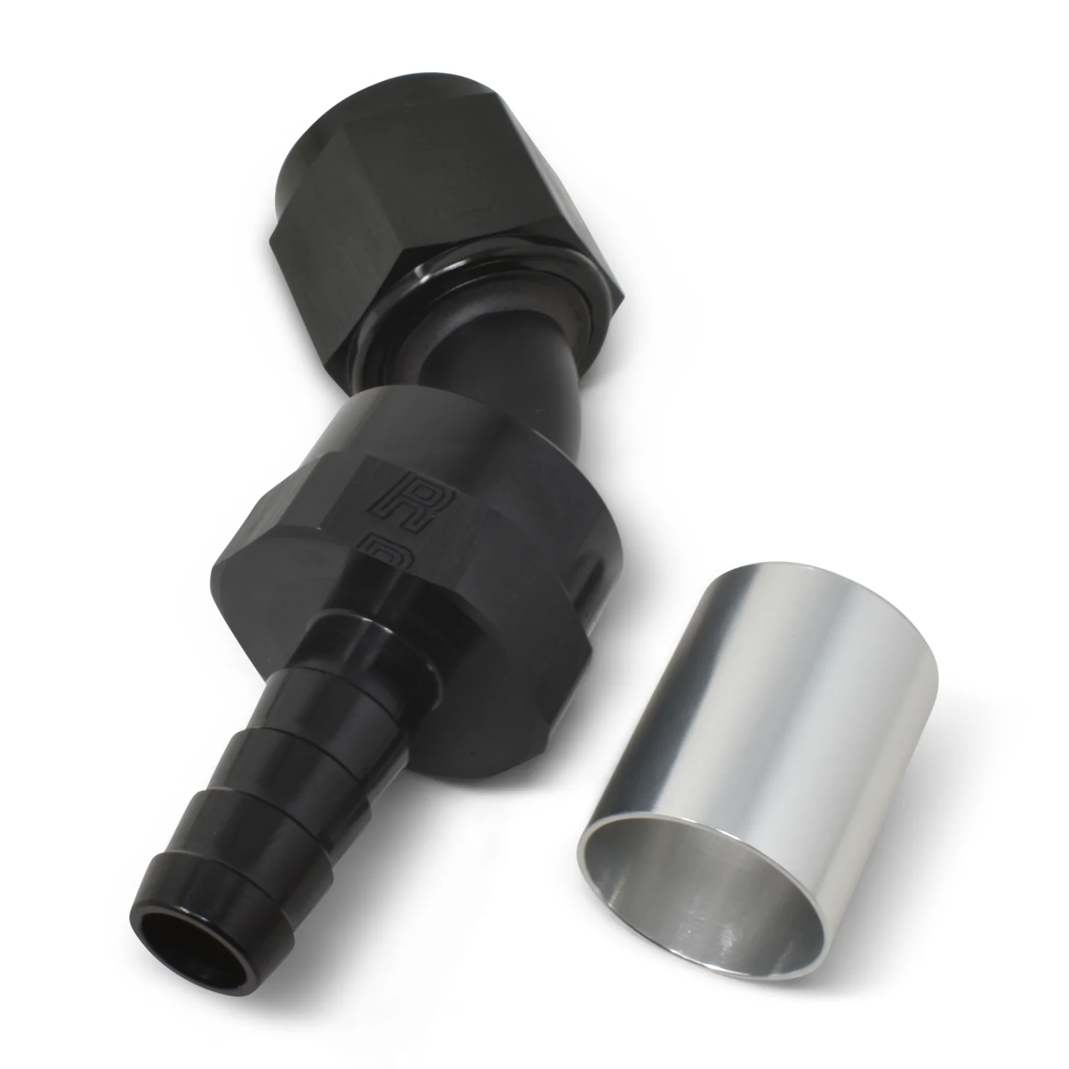 -6AN 45 Degree ProClassic Hose End <br> Fitting Size: -6 AN - Image 3