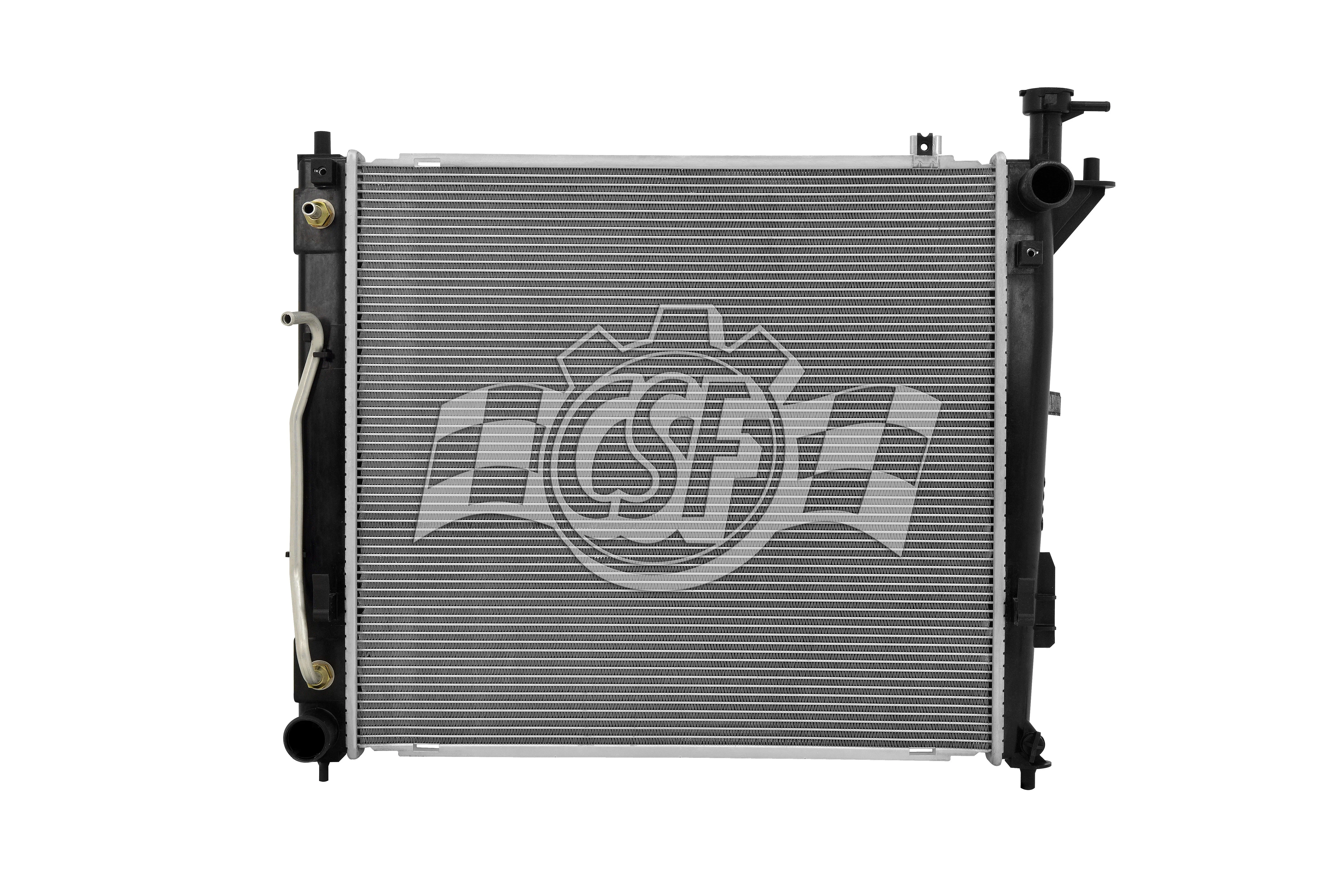 OEM Replacement 1 Row Aluminum Core Radiator <br> 2013-2018 Hyundai Santa Fe Sport