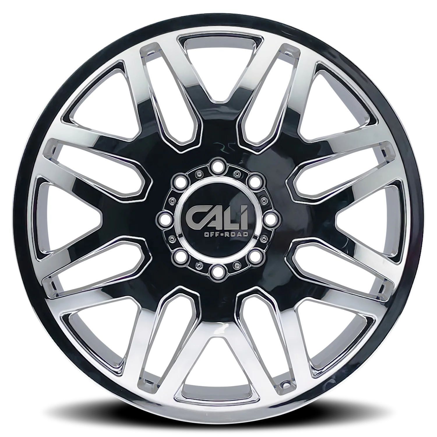 Invader 9115D Dually Chrome Wheel <br> 17-10 Chevy Silverado 3500, 11-18 Ram 3500 - Image 3