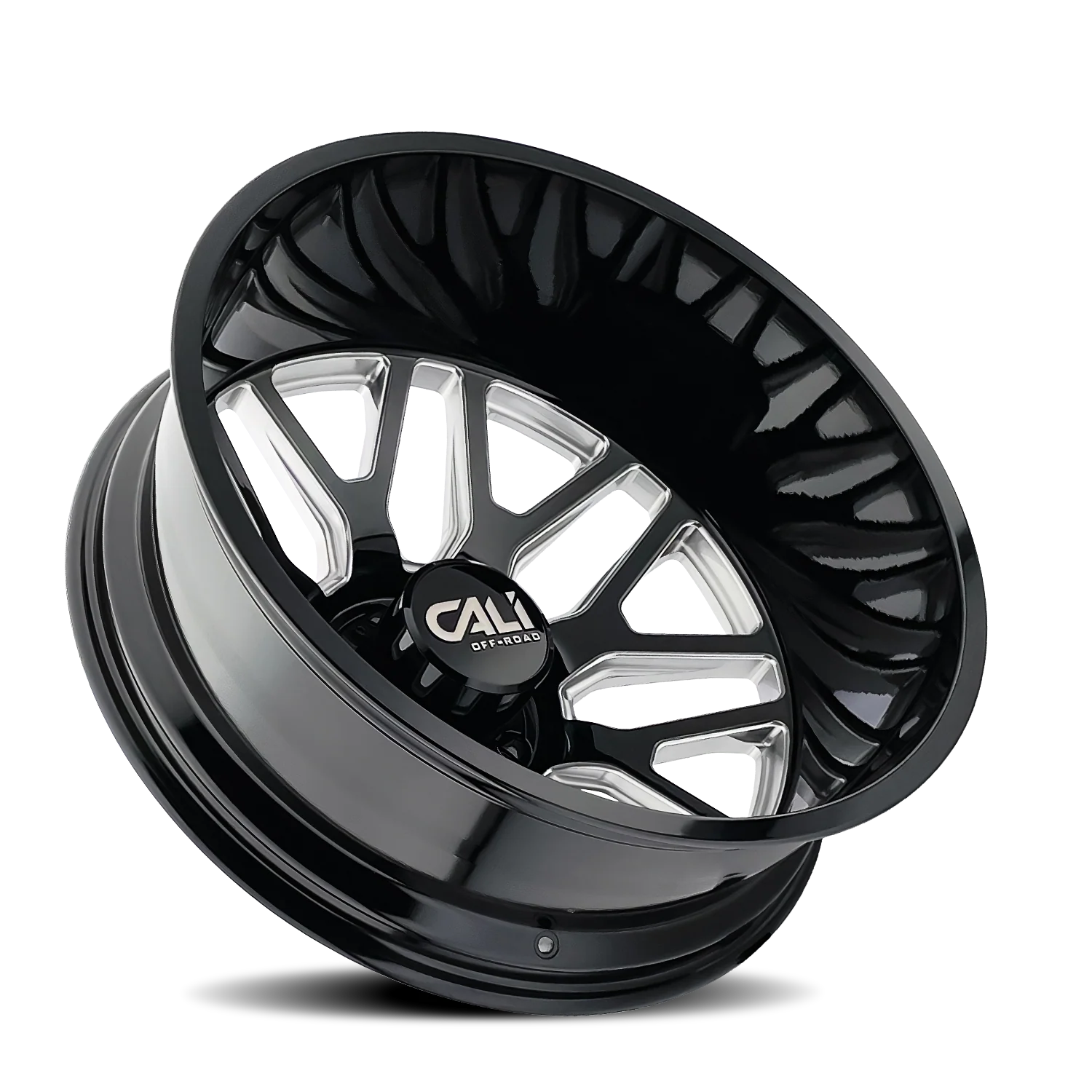 Invader 9115D Dually Gloss Black Wheel <br> 24x8.25 / 8x165.1 BP / -232mm OS / 121.3mm Hub - Image 2