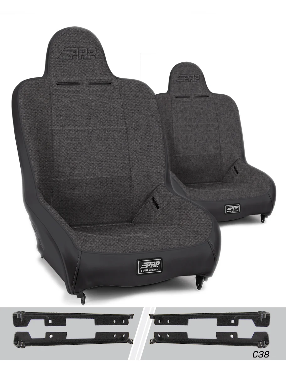Premier High Back Suspension Seats Kit <br> 07-18 Jeep Wrangler