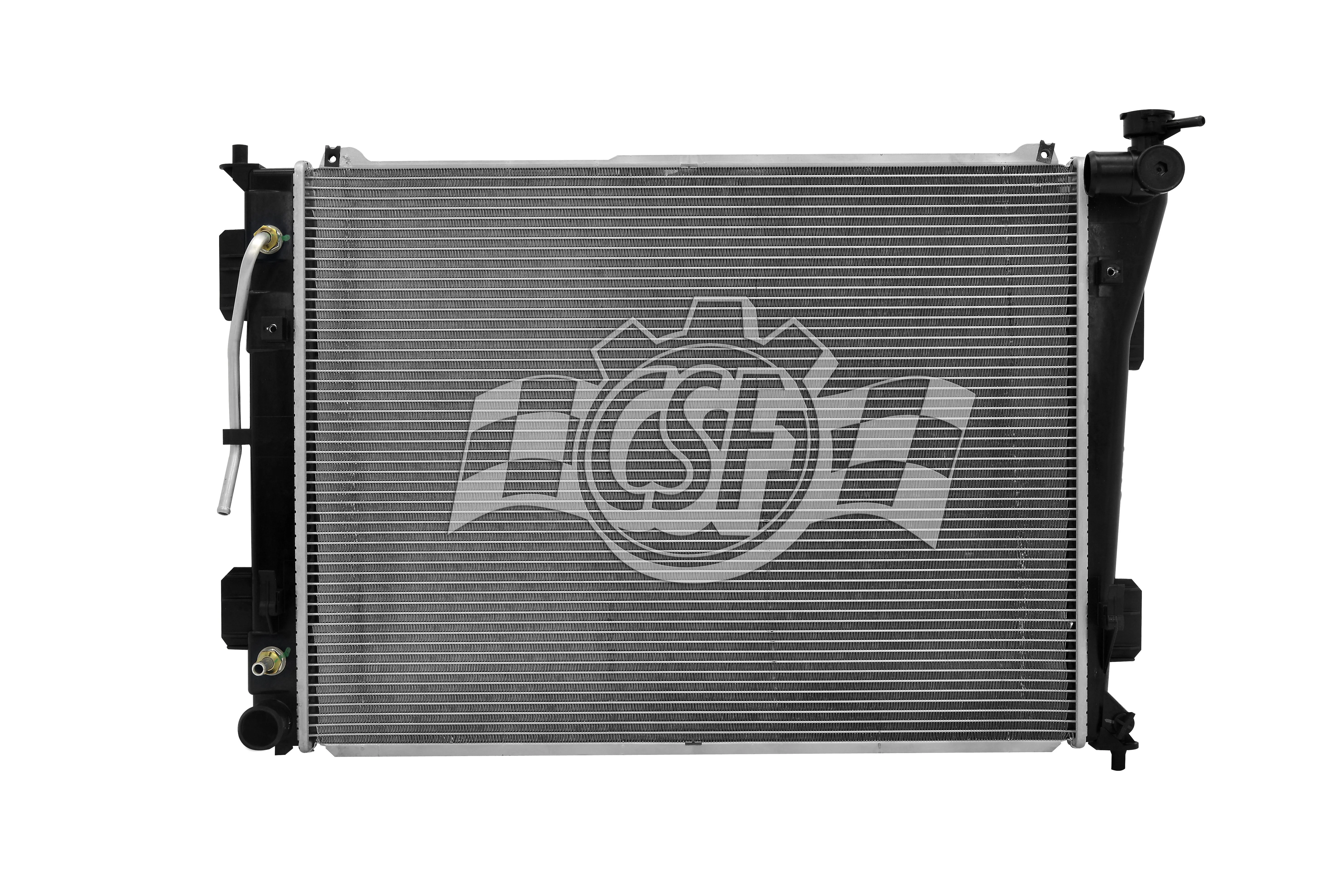 OEM Replacement 1 Row Aluminum Core Radiator <br> 11-16 Kia Optima, Cadenza, Hyundai Sonata - Image 2