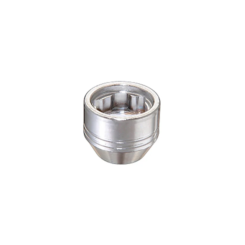 4-Pack Cone Seat Under Hub Cap Wheel Lock Nuts <br> 9/16-18 Thread, 15/16in Hex x 1.015in L - Image 2