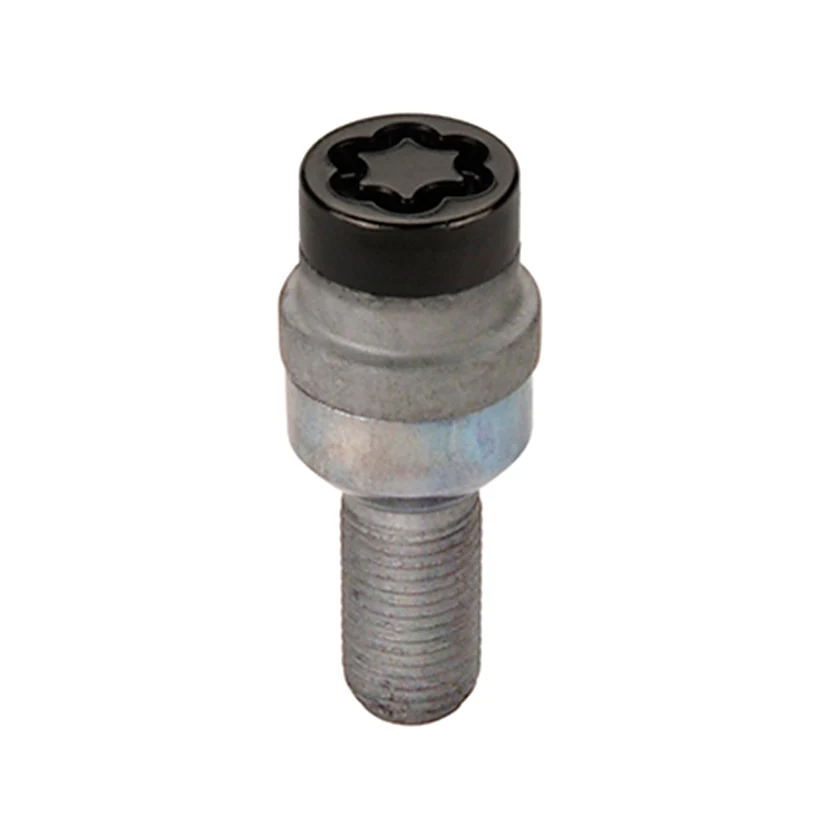 4-pack Radius Seat Style Wheel Lock Bolts <br> M14 x 1.5, 17mm Hex, 28.2mm Shank Length - Image 2