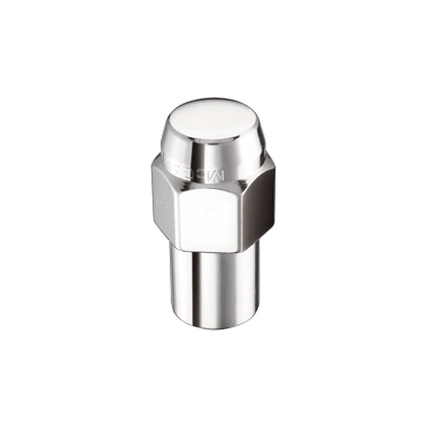 Mag/Shank Style Hex Lug Nuts <br> M12 x 1.5 Thread, 13/16in Hex x 1.65in L - Image 2