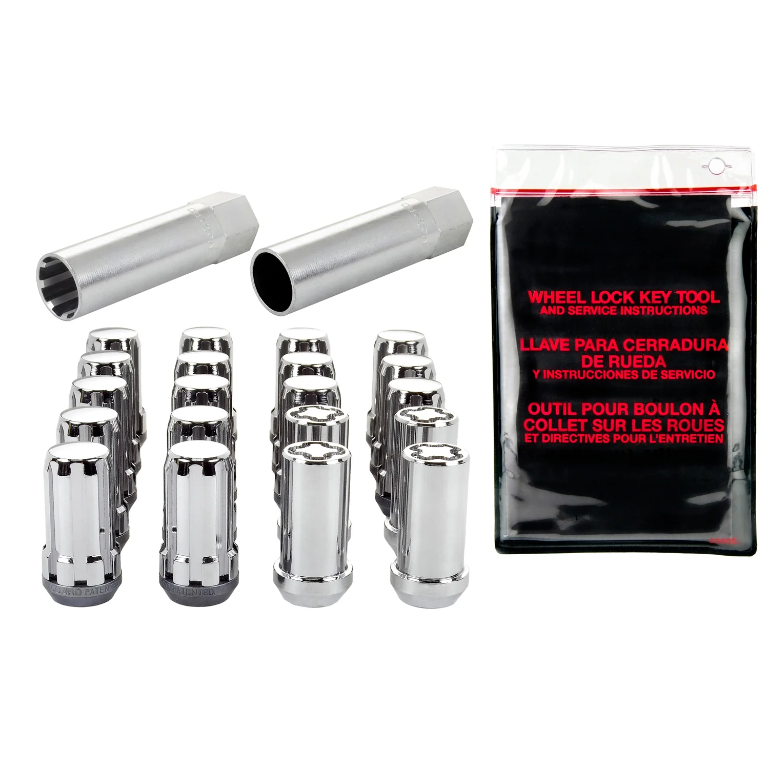 SplineDrive Cone Seat Wheel Installation Kit <br> M14 x 1.5 Thread, 1.00in Hex x 1.935in L