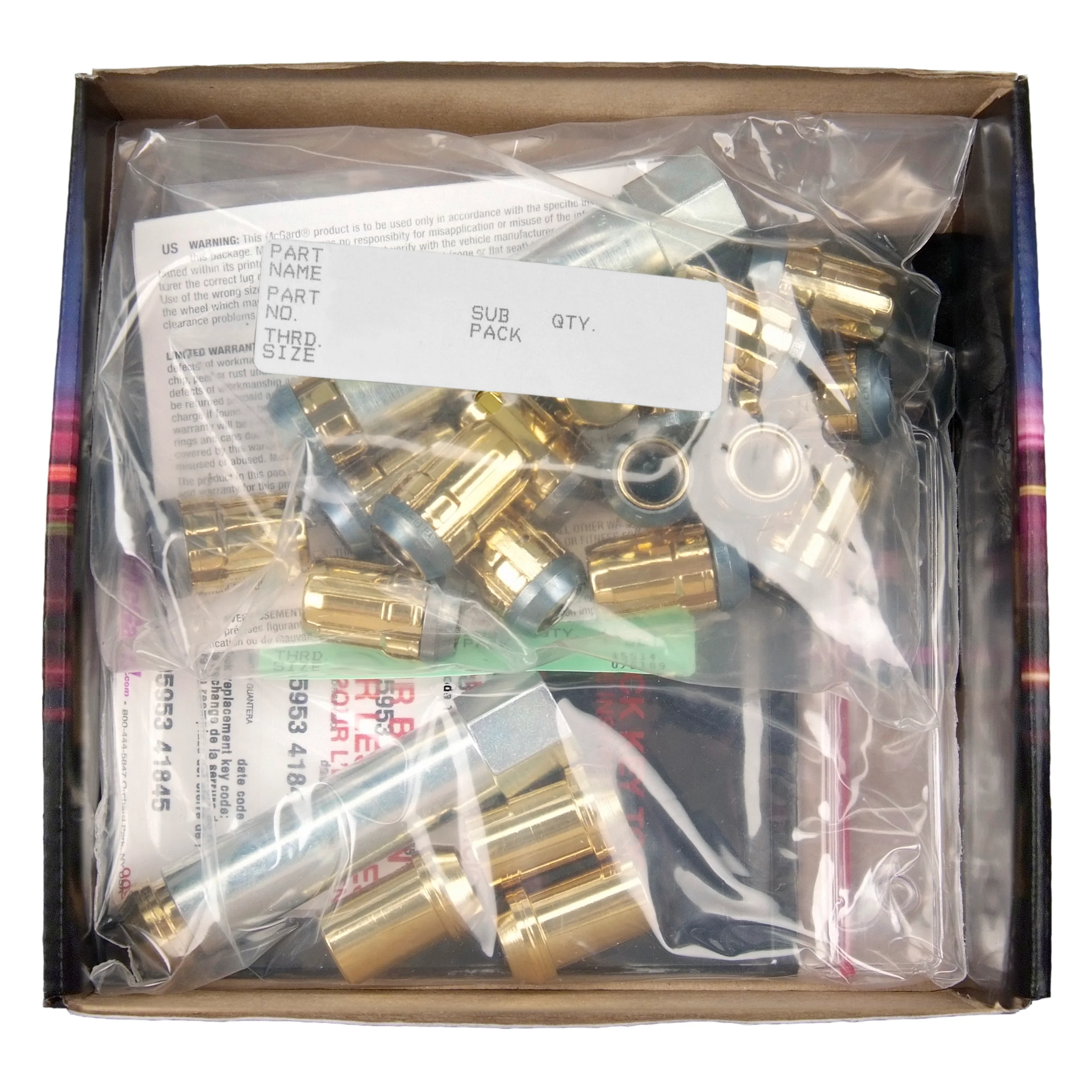 SplineDrive Cone Seat Wheel Installation Kit <br> M12 x 1.5 Thread, 13/16in Hex x 1.24in L - Image 2