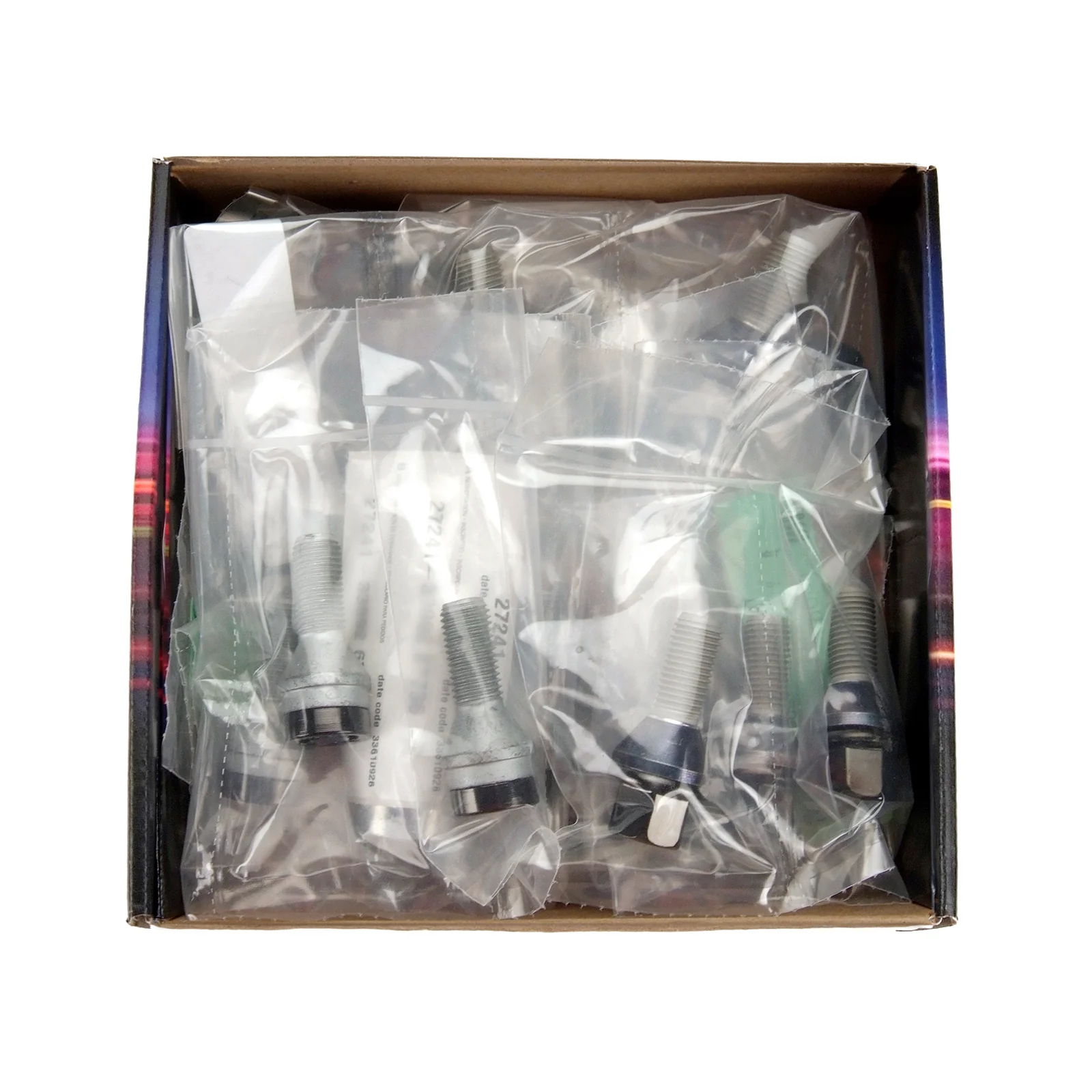 Wheel Installation Kit 5 Lug w/ Locks Radius Seat <br> M12 x 1.25, 17mm Hex, 25.6mm Shank Length - Image 2