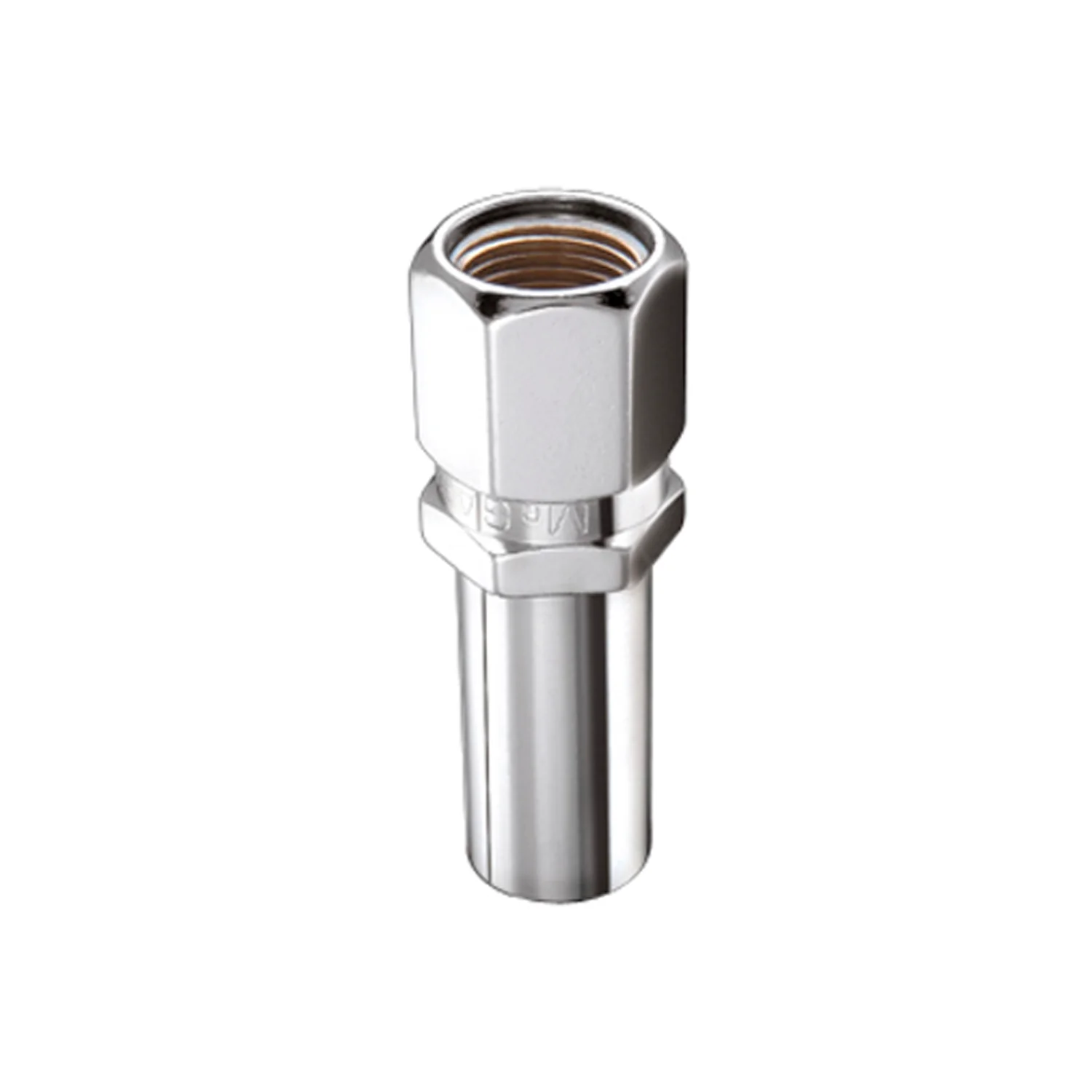 Drag Racing X-Long Shank Hex Lug Nuts <br> 7/16-20 Thread, 13/16in Hex x 2.475in L