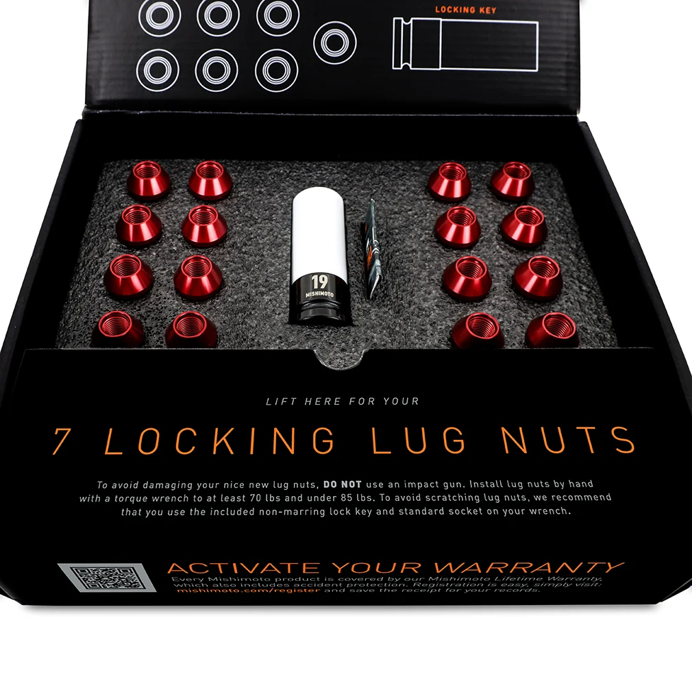 23pc Set Aluminum Locking Lug Nuts <br> Thread Size: 1/2-20 - Image 4