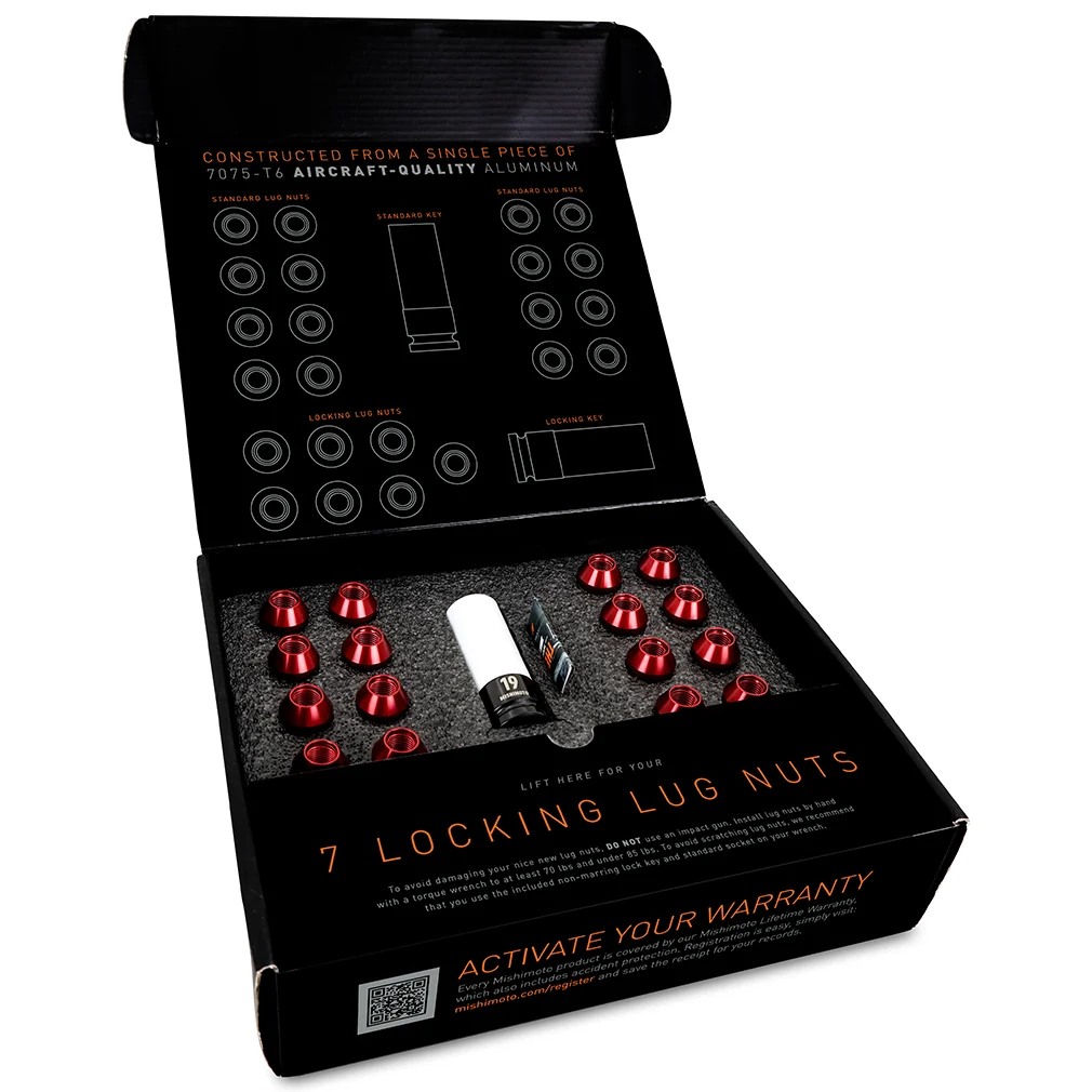 23pc Set Aluminum Locking Lug Nuts <br> Thread Size: 1/2-20 - Image 5