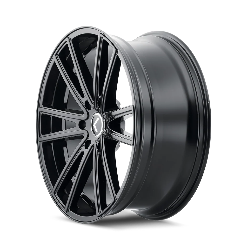 Lusso KR190 22x8.5in Gloss Black Wheel <br> 5x114.3 Bolt Pattern / 38mm Offset / 72.62mm Hub - Image 2