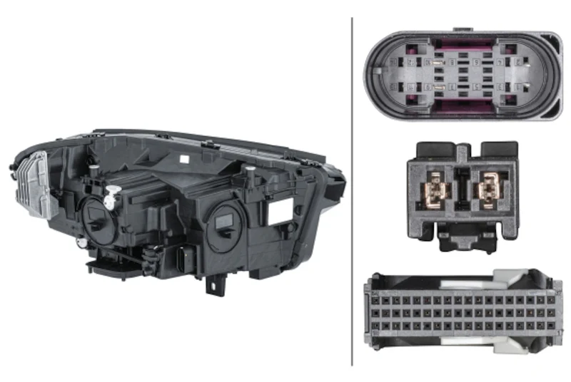 Headlamp Led Lh Static <br>21-22 Mercedes-Benz Gla - Image 2