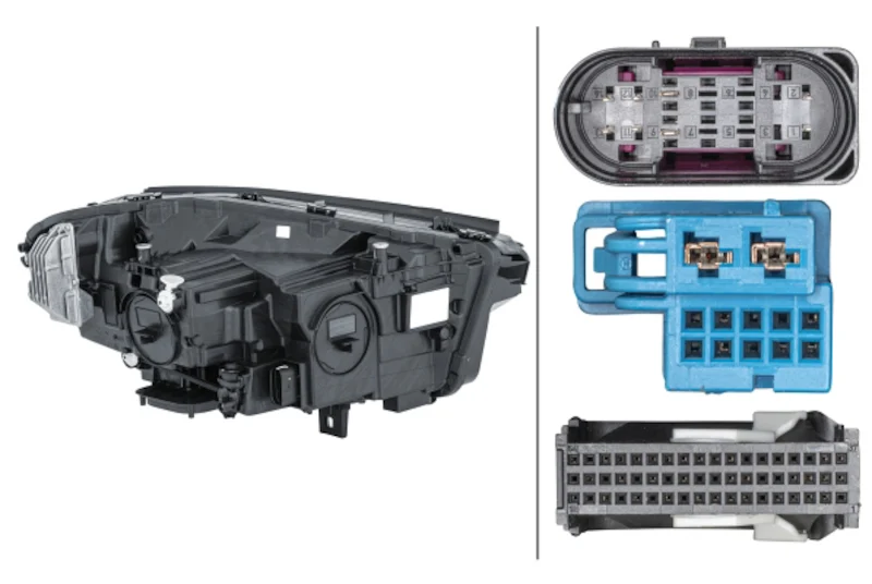 Headlamp Lh Led Dynamic <br>21-22 Mercedes-Benz Gla - Image 2