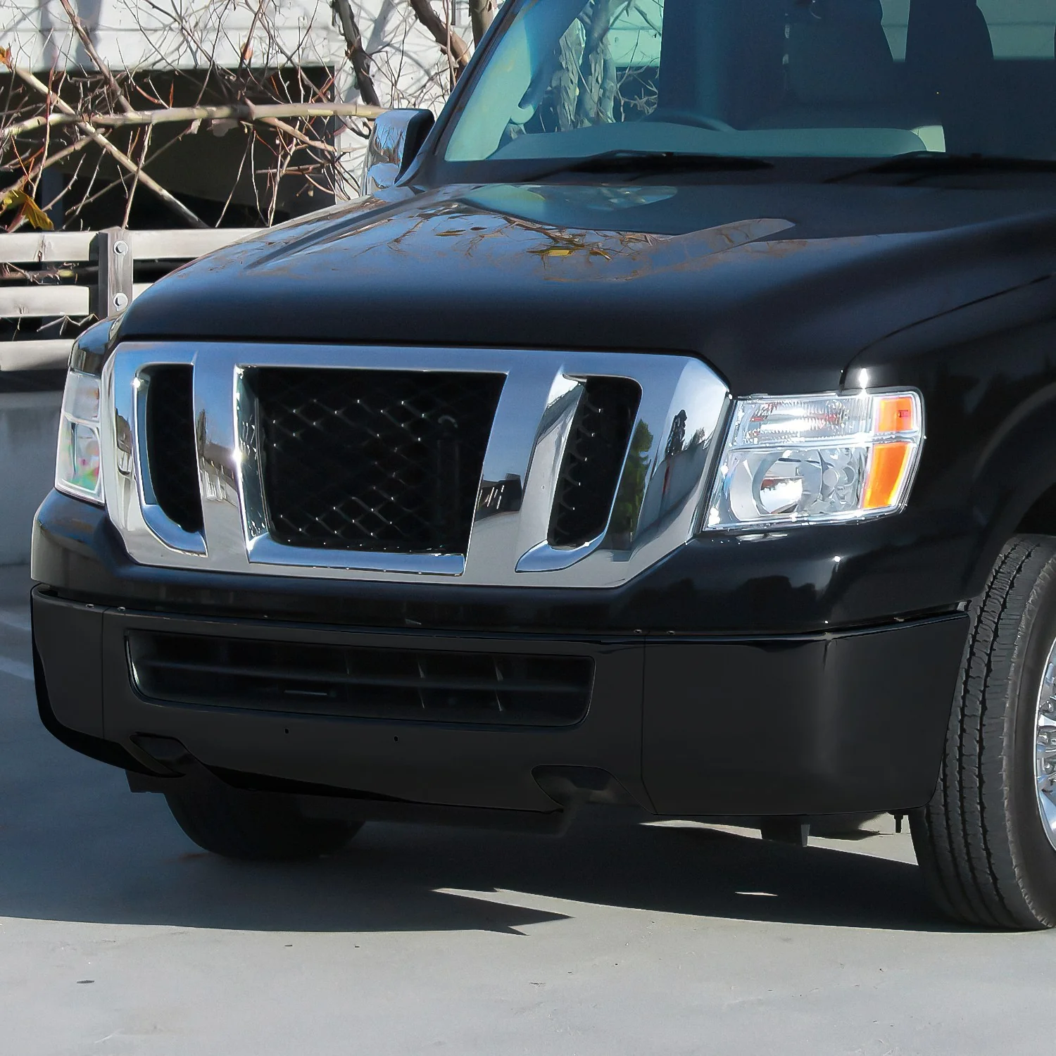 Modular Style Front Bumper w/ Fog Light Cutouts<br>12-21 Nissan NV1500 2500 3500 - Image 6