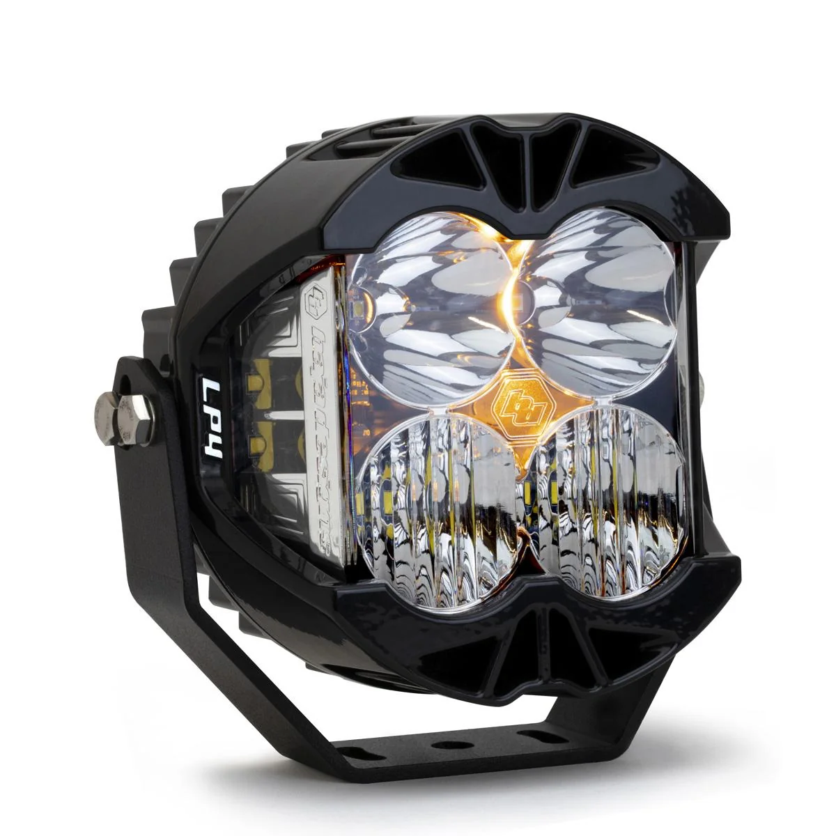 LP4 Pro LED Auxiliary Light Pod <br> Length 5.1in X Depth 3.2in X Height 5.1in