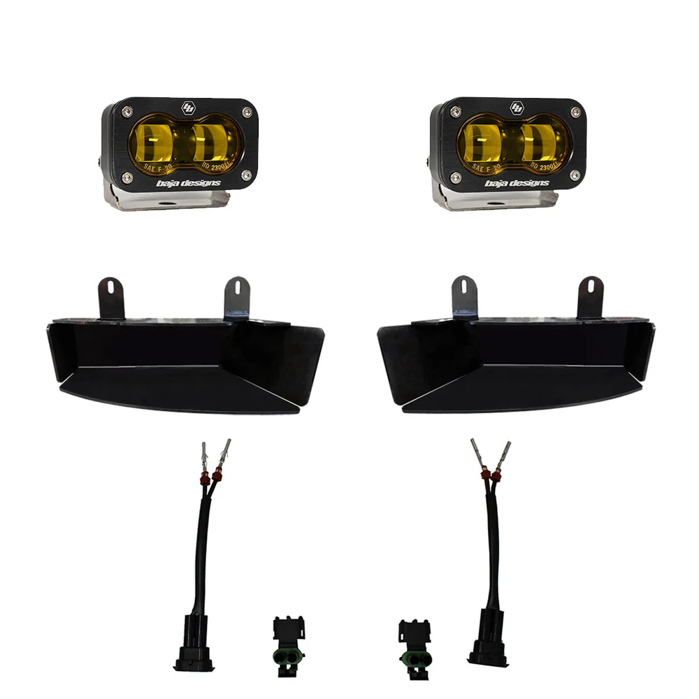 S2 SAE Fog Pocket Light Kit <br> 19-25 Ram 2500 3500