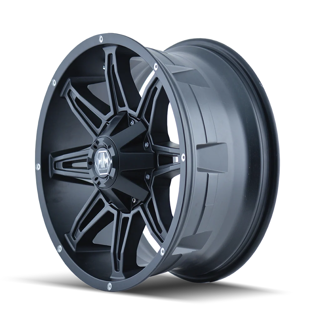 Rampage 8090 Matte Black Wheel <br> 11-26 Chevy Silverado GMC Sierra 2500 3500 HD - Image 2