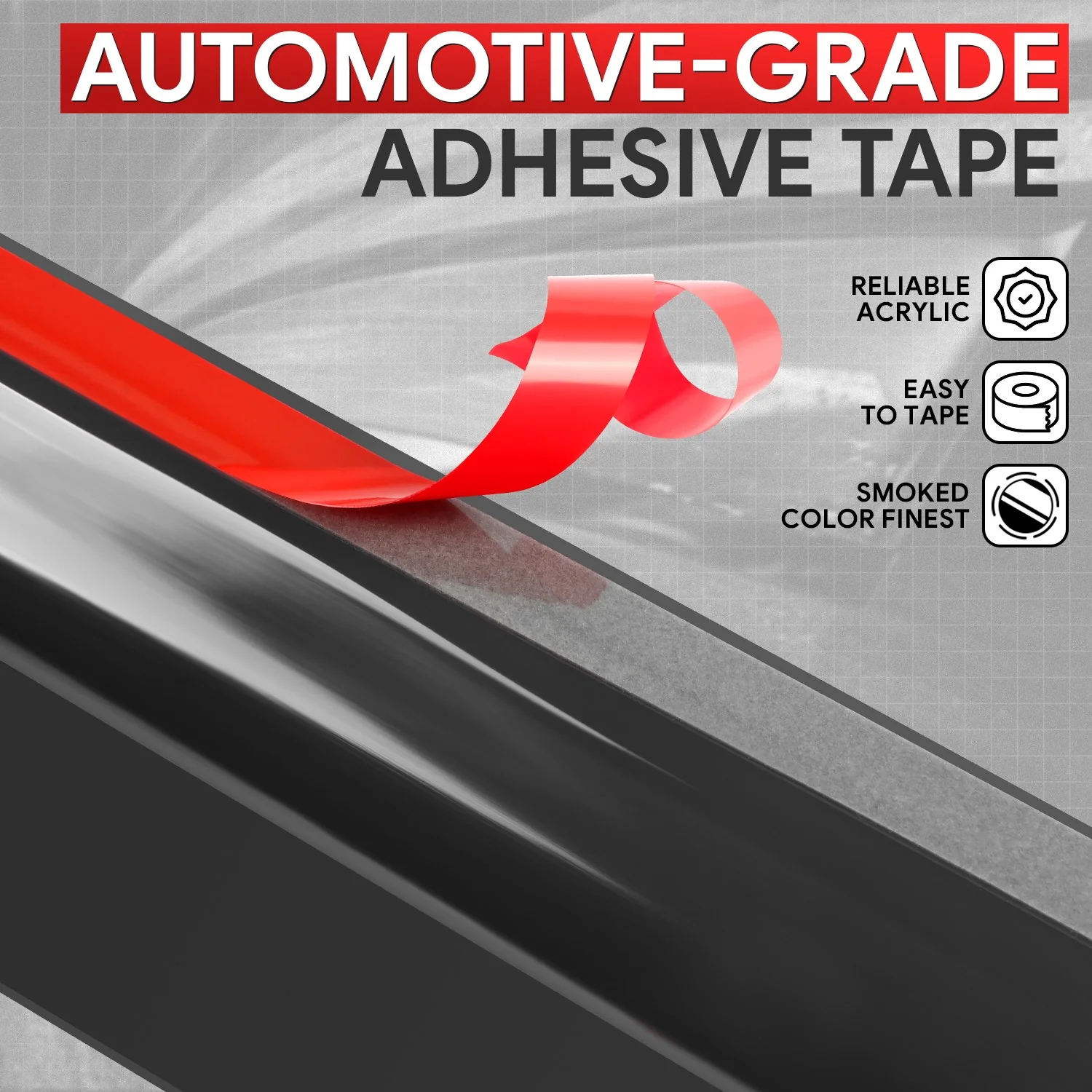 4Pcs Window Visors Guard Deflector<br>14-18 Subaru Forester - Image 3