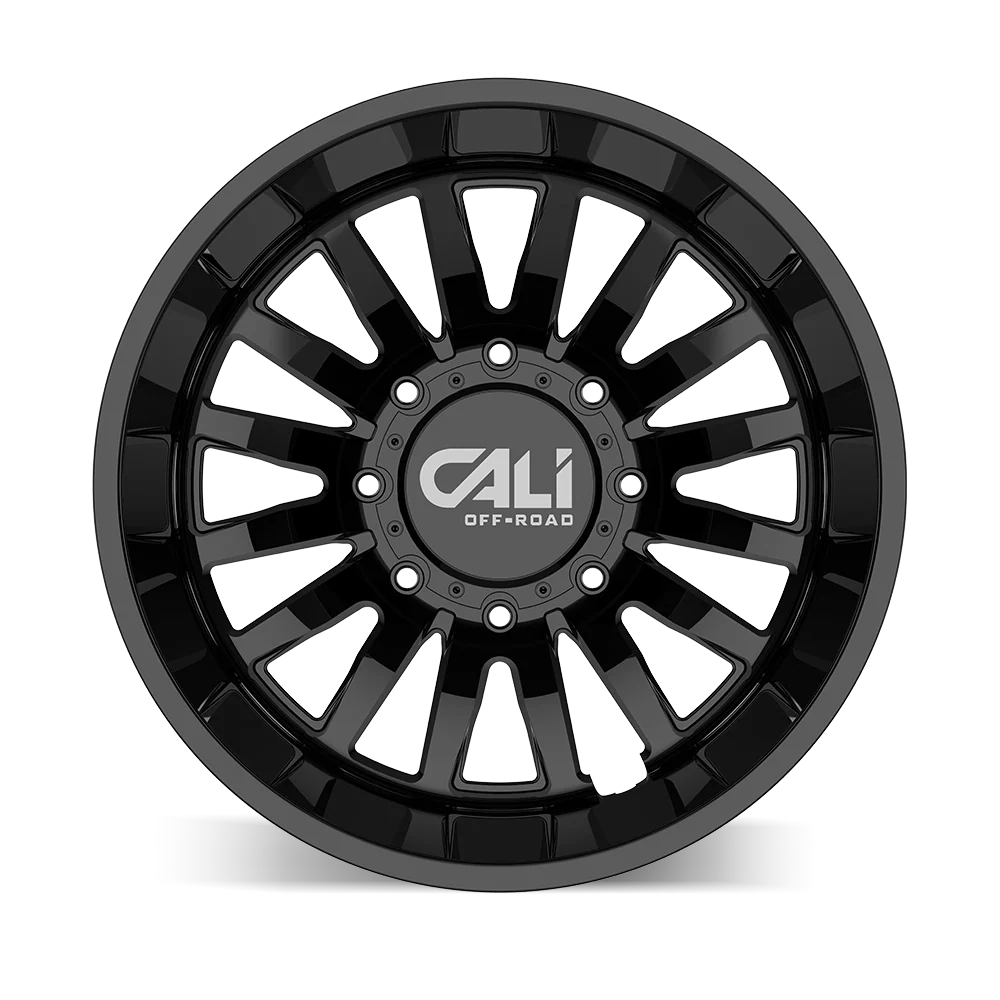 Summit 9110D Dually Gloss Black Wheel <br> 22x8.25 / 8x200 BP / -232mm Offset / 142mm Hub - Image 2