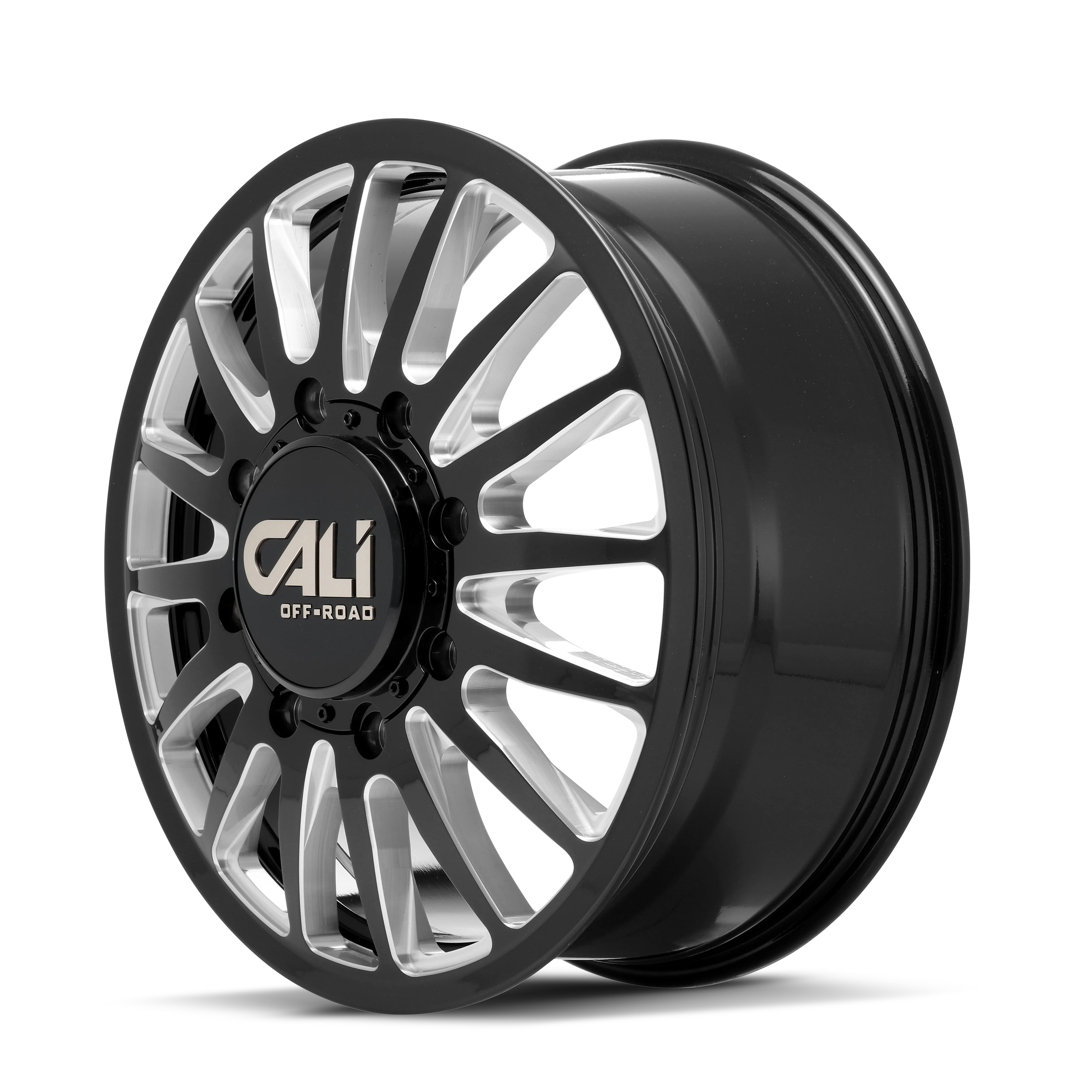 Summit 9110D Dually Gloss Black Wheel <br> 11-26 Chevy Silverado, 15-26 GMC Sierra 3500 - Image 2