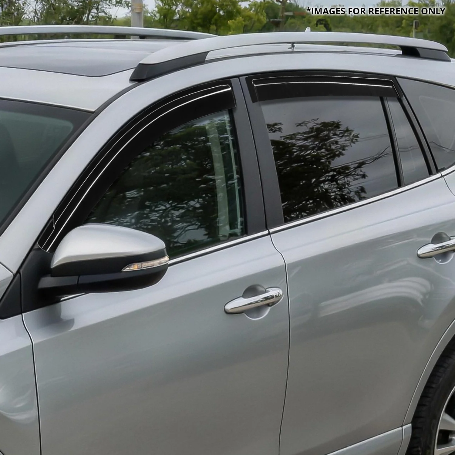 4Pcs Window Visors Guard Deflector<br>13-18 Toyota Rav4 - Image 6