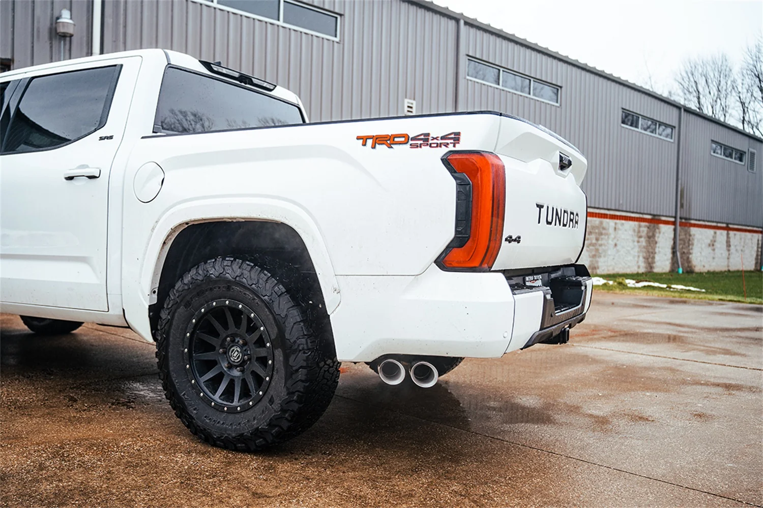 3in Cat-Back Side Exit w/ 4in Black PVD Tips <br> 2022-2025 Toyota Tundra - Image 3