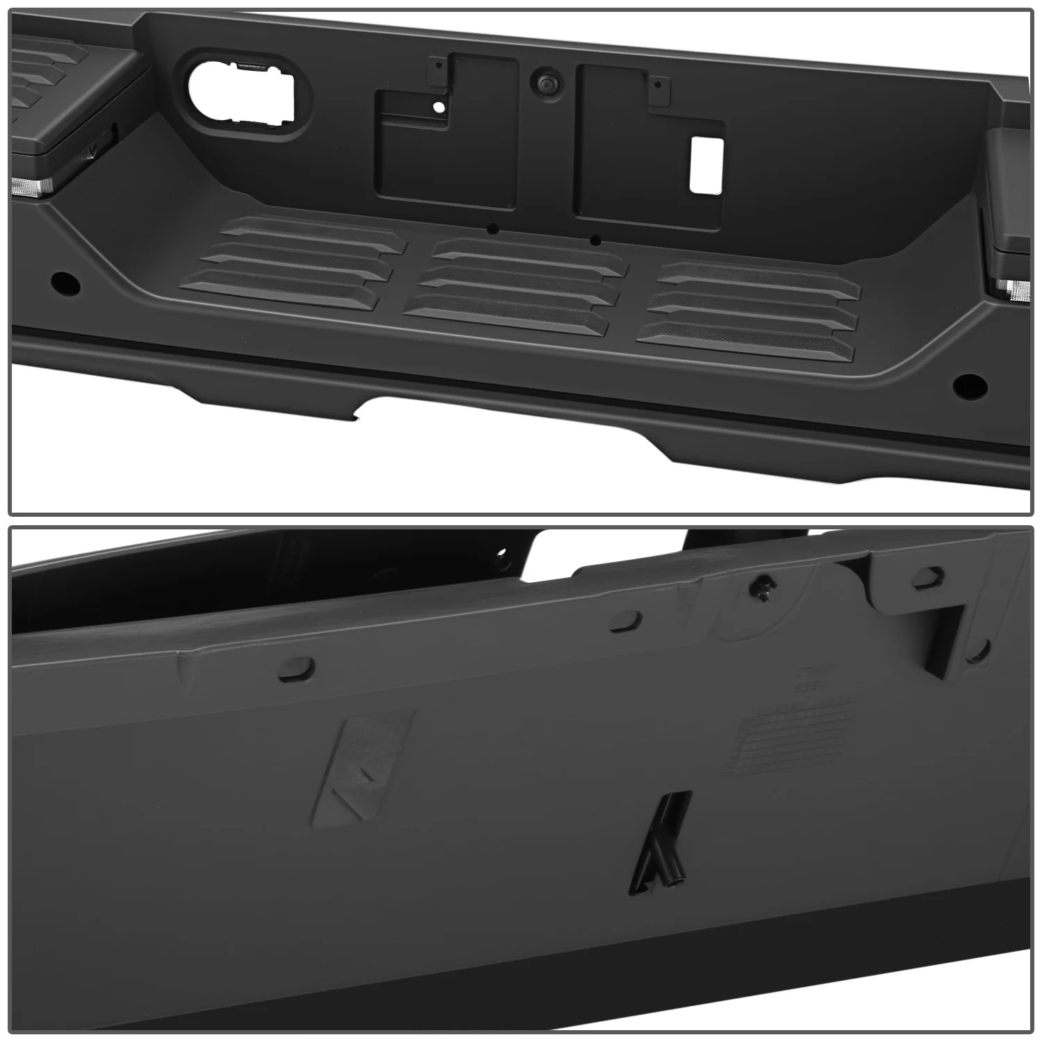 Chrome Rear Bumper w/o Tow Package w/Park Sensor Holes<br>22-26 Toyota Tundra - Image 5