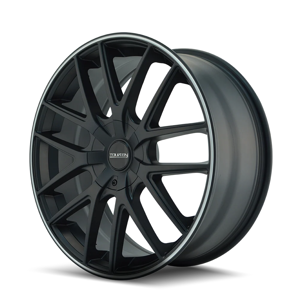 TR60 3260 16x7in Matte Black Machined Wheel <br> 4x100/114.3 BP / 42 mm offset / 67.1 mm Hub - Image 2