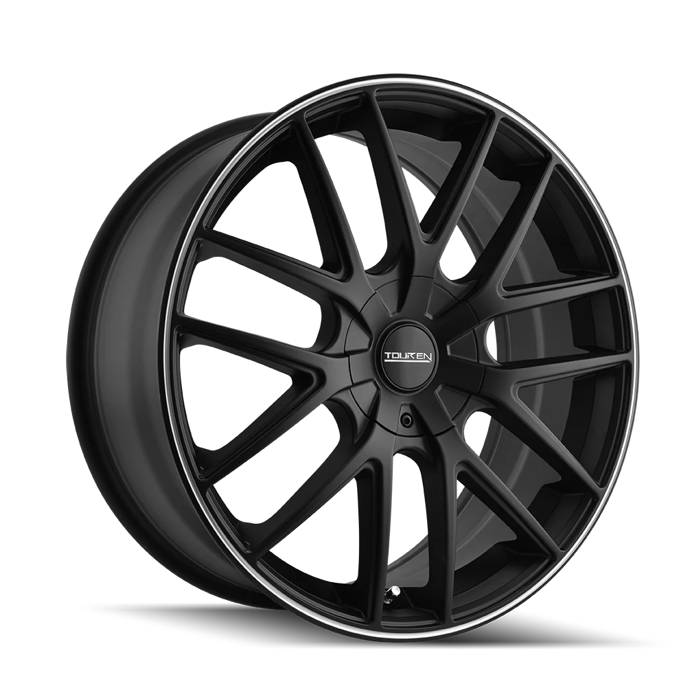 TR60 3260 16x7in Matte Black Machined Wheel <br> 5x110/115 BP / 42 mm offset / 72.62 mm Hub