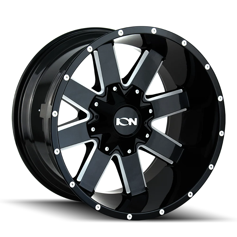 Type 141 20x10in Gloss Black Milled Wheel <br> 8x170 Bolt pattern / -19 mm offset / 125.2 mm Hub