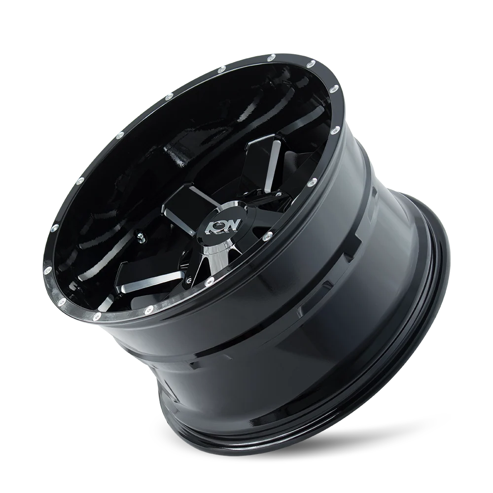 Type 141 20x12in Gloss Black Milled Wheel <br> 8x170 Bolt pattern / -44 mm offset / 125.2 mm Hub - Image 3